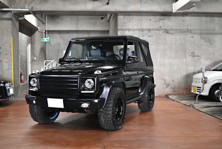 Gクラス　W463　ゲレンデ　カブリ　ゴツゴツタイヤ　ブラックアウト