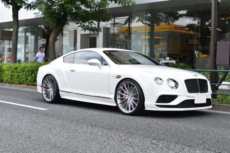 ベントレー　コンチネンタルGT カスタム　ローダウン　ホイール　22インチ
