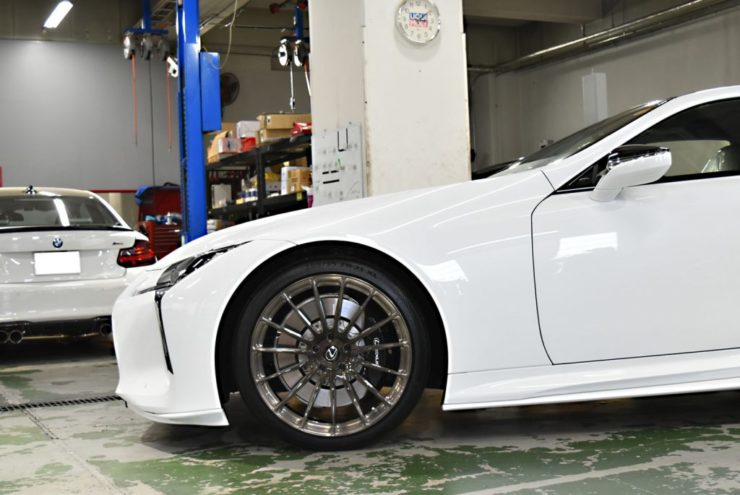 レクサス LC500 21インチ 鍛造ホイール ローダウン