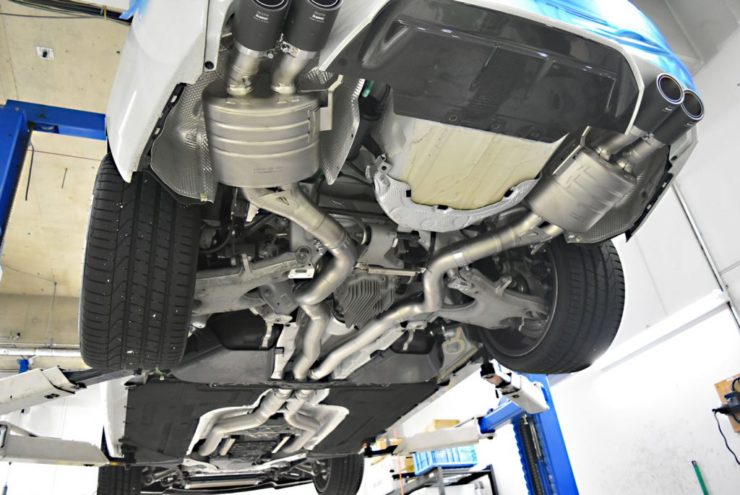 BMW アクラポヴィッチ マフラー チタン Eマーク付 M6