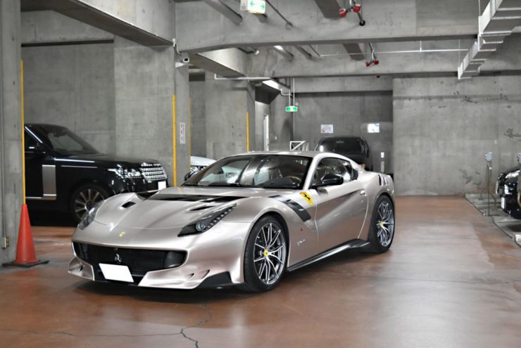 フェラーリ　F12TDF　ローダウン　プロテクションフィルム
