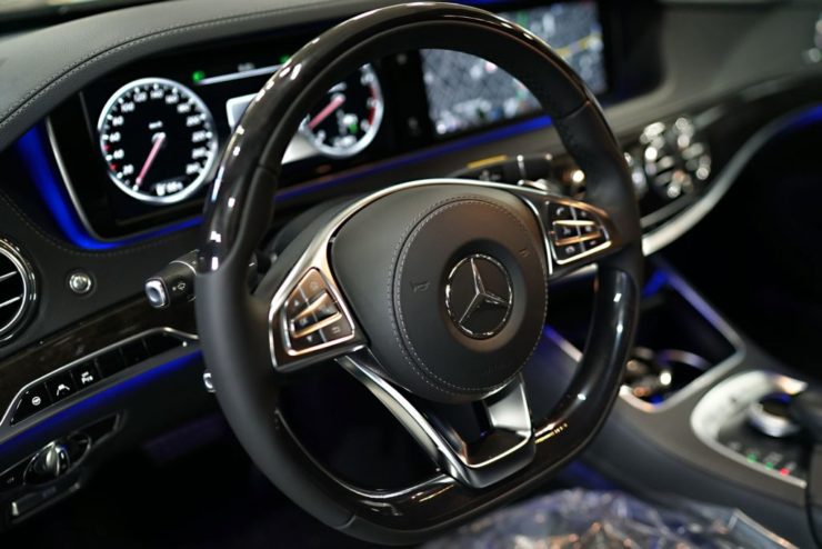 W222　ステアリング　ローダウン　22インチ　ロワリング