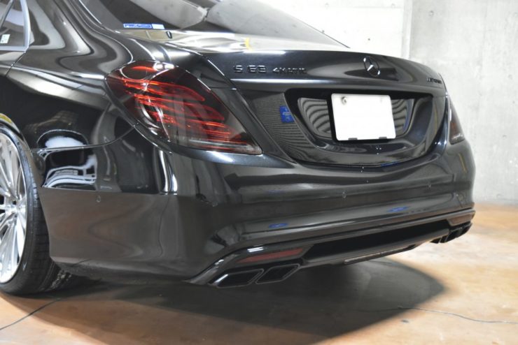 W222 テールレンズスモークペイント