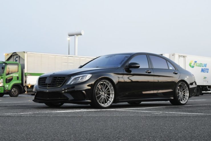S63 W222 カスタム　ローダウン　ホイール　インチアップ