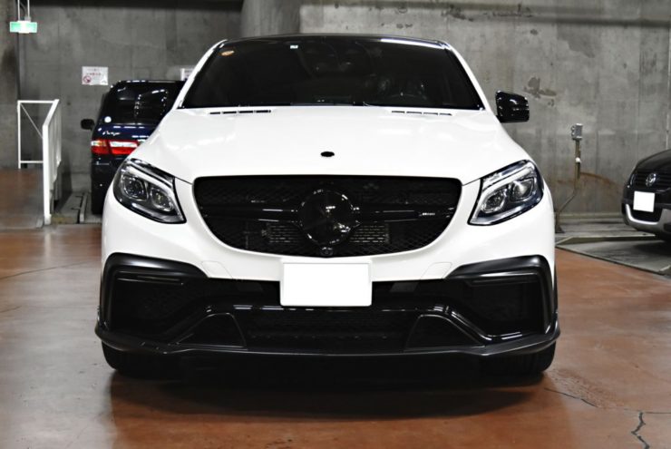 ブラバス　GLE　AMG　ブラックアウト　カスタムペイント　ローダウン