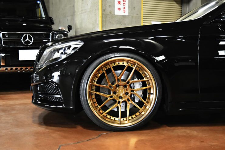 W222　ADV.1　HRE　鍛造ホイール　ブラックアウト