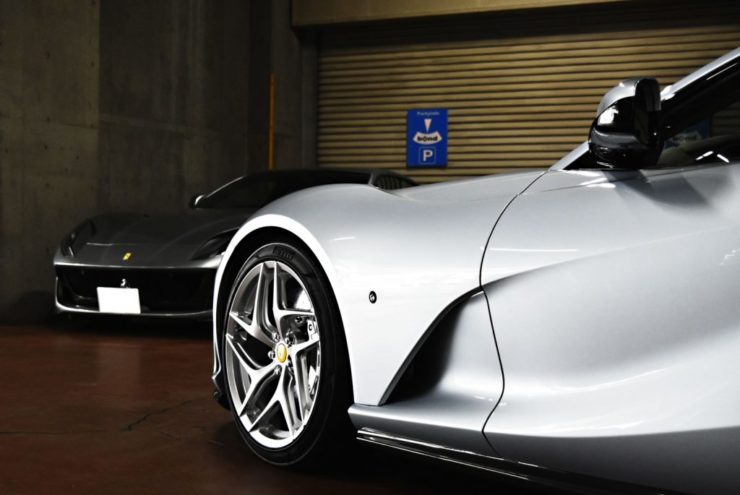 フェラーリ 812 ローダウン プロテクションフィルム ローダウン