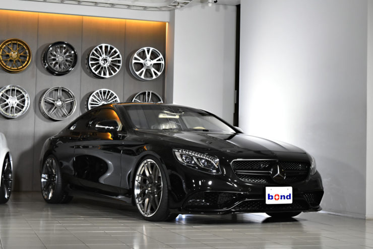 AMG　Sクーペ　ブラックアウト　BCフォージド　ローダウン　ロワリング