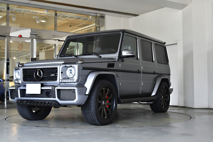 AMG G63 W463 G350d マット 22インチ ブラックアウト ローダウン