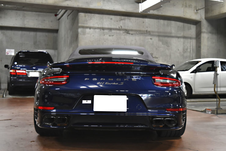 ポルシェ 純正エアロ シボ取りペイント 同色ペイント ローダウン ダウンサス