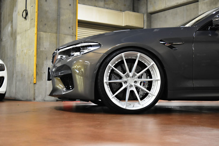 BMW　M5　HAS　ローダウン　ダウンサス　鍛造ホイール