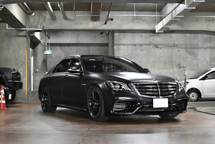 AMG　S63　W222　後期S63　フルラップ　ブラックアウト