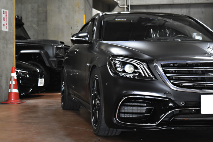AMG　S63後期　W222　マットブラック