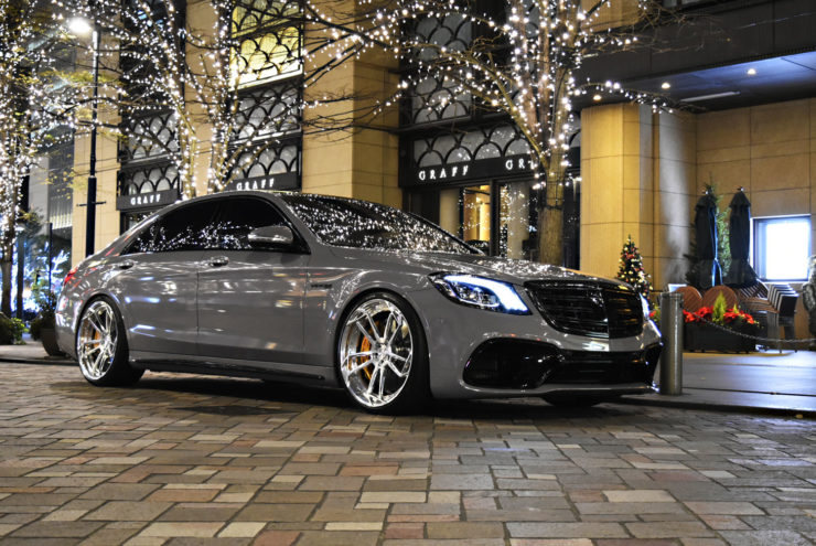 AMG　S63　S63後期　W222後期　フルラップ　ラッピング　ナルドグレー