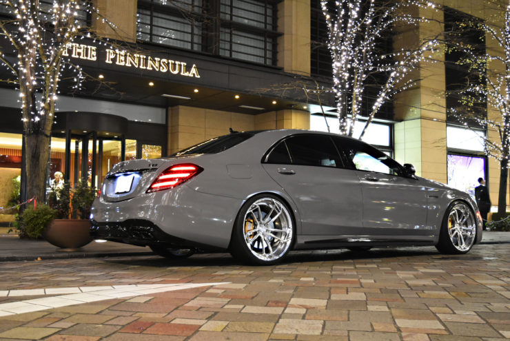 AMG　S63後期　フルラップ　ラッピング　ローダウン　ADV.1　アメ鍛　HRE　ハイパーフォージド