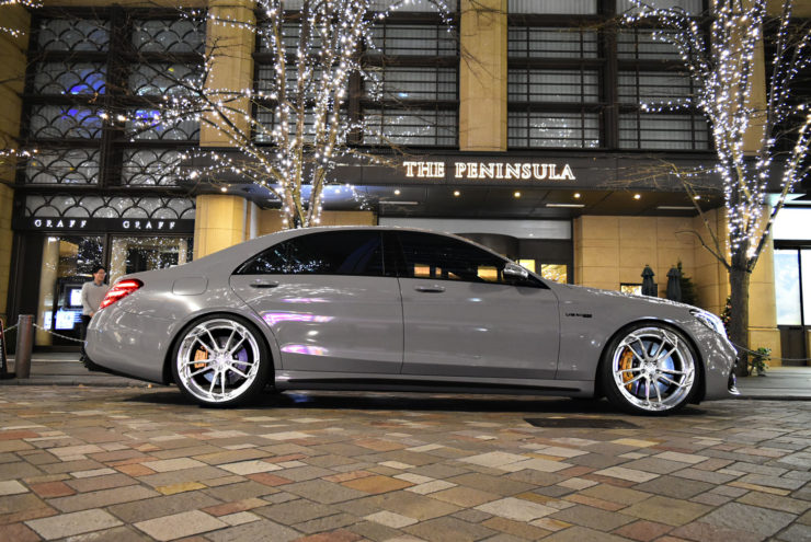 AMG　S63　ブラックアウト　ローダウン　ロワリング　ナルドグレー