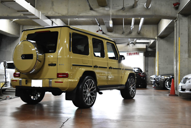 AMG　G63　W463　ブラバス　23インチ　ブラックアウト　スムージング