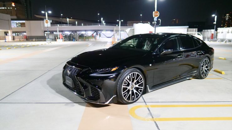 レクサス　LS　マンソリー　22インチ　ローダウン　ロワリング　ホイール　カスタム