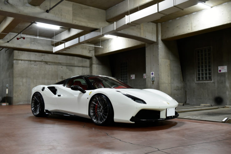 488 カスタム　ホイール　マフラー