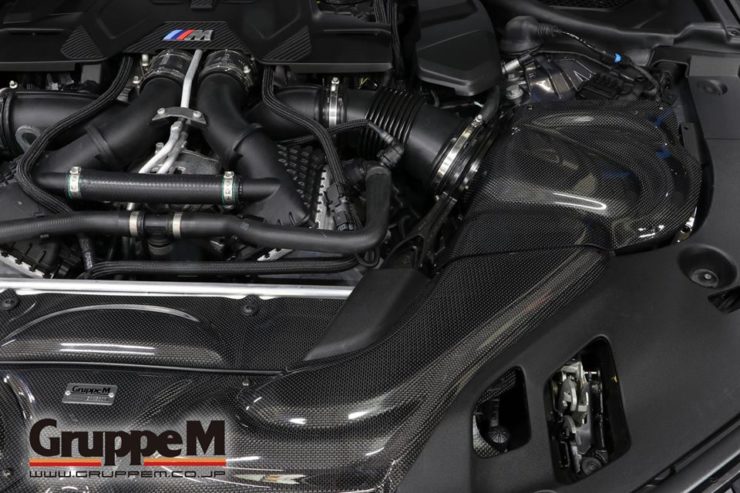 BMW　M5　F90　エアクリーナー　グループM　K&N　カーボン