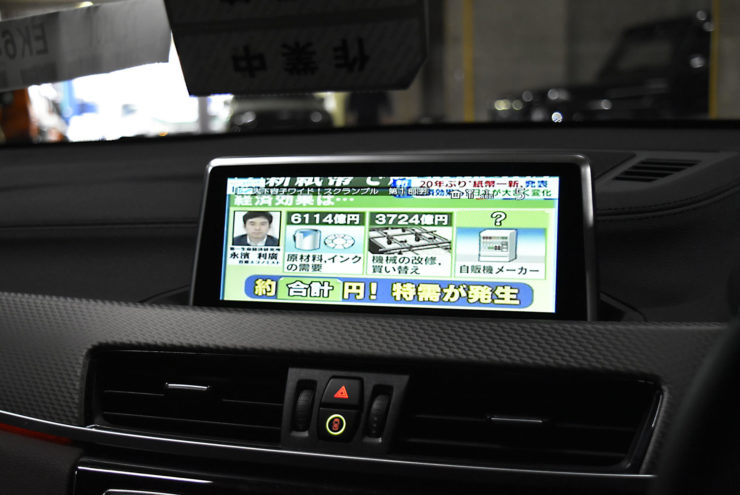 BMW X2　地デジ　DVD　レーダー　ドラレコ　カスタム