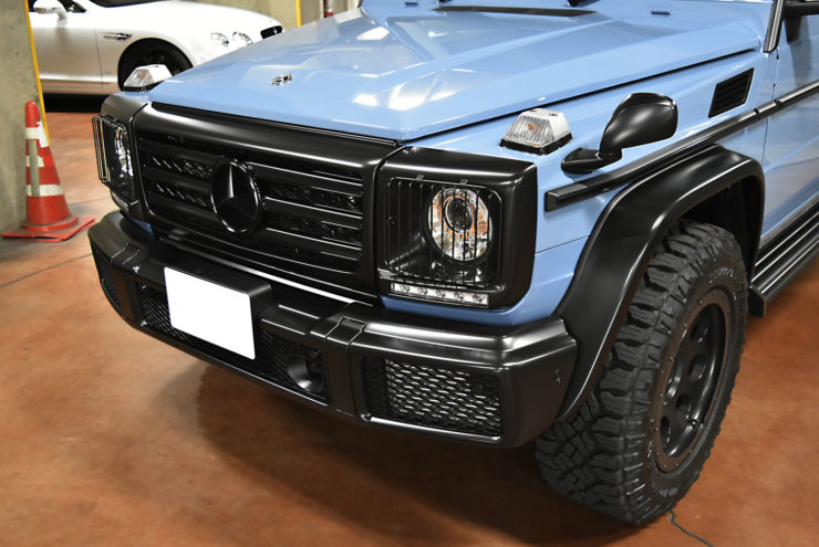Gクラス　ゲレンデ　G350d　W463　W463A　ブラックアウト　エンブレムペイント