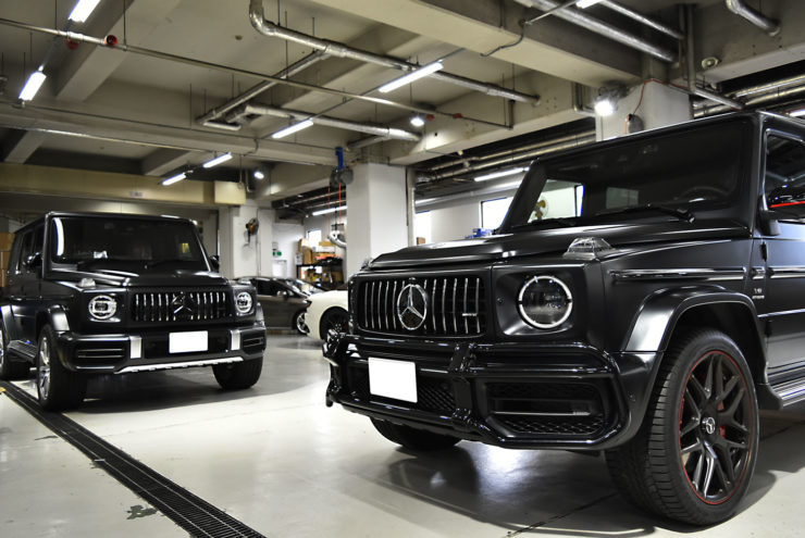 AMG　G63　W463A　W463　バンパーガード　グリルガード　マットブラック