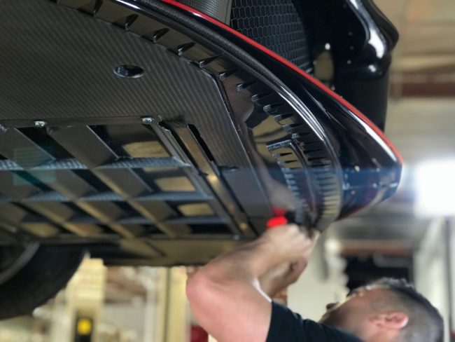 スリプロ　フロントリップ　キズ防止　リフター　カーボン　プロテクションフィルム