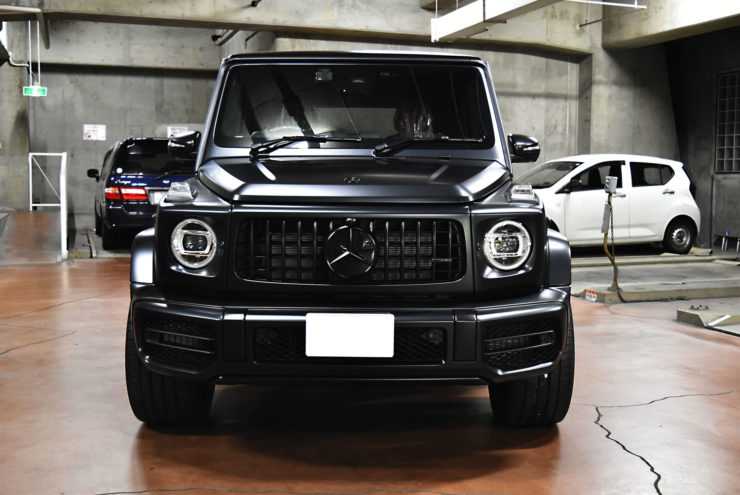 AMG G63 W463A マットブラック ブラックアウト ラッピング 同色