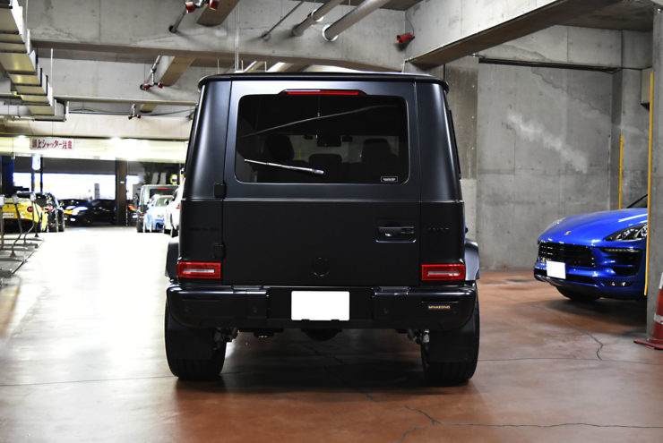 AMG G63 W463A 23インチ 社外ホイール マフラー スムージング ブラックアウト