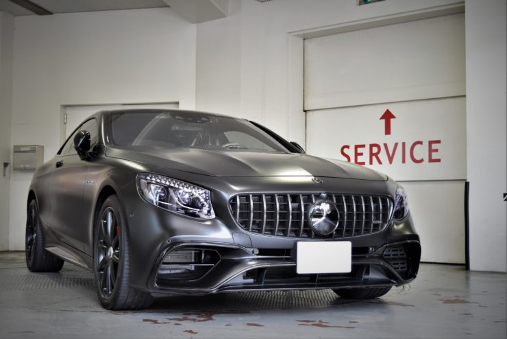 メルセデスベンツ AMG S63 S63クーペ C217 マットブラック プロテクションフィルム ステルス ブラックアウト カスタム 東京 ボンド東京