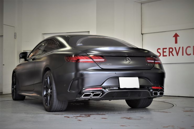 メルセデスベンツ AMG S63 S63クーペ C217 マットブラック プロテクションフィルム ステルス ブラックアウト カスタム 東京 ボンド東京