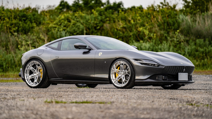 Ferrari Roma フェラーリ ローマ カスタム ローダウン ホイール AL13 R140 ロベルタ インチアップ マフラー