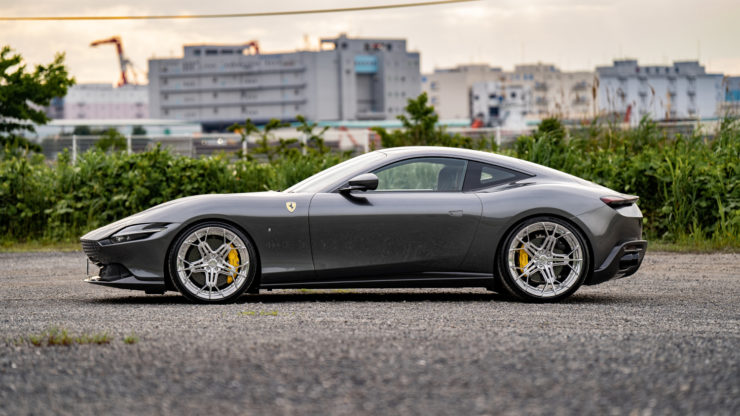 Ferrari Roma フェラーリ ローマ カスタム ローダウン ホイール AL13 R140 ロベルタ インチアップ マフラー