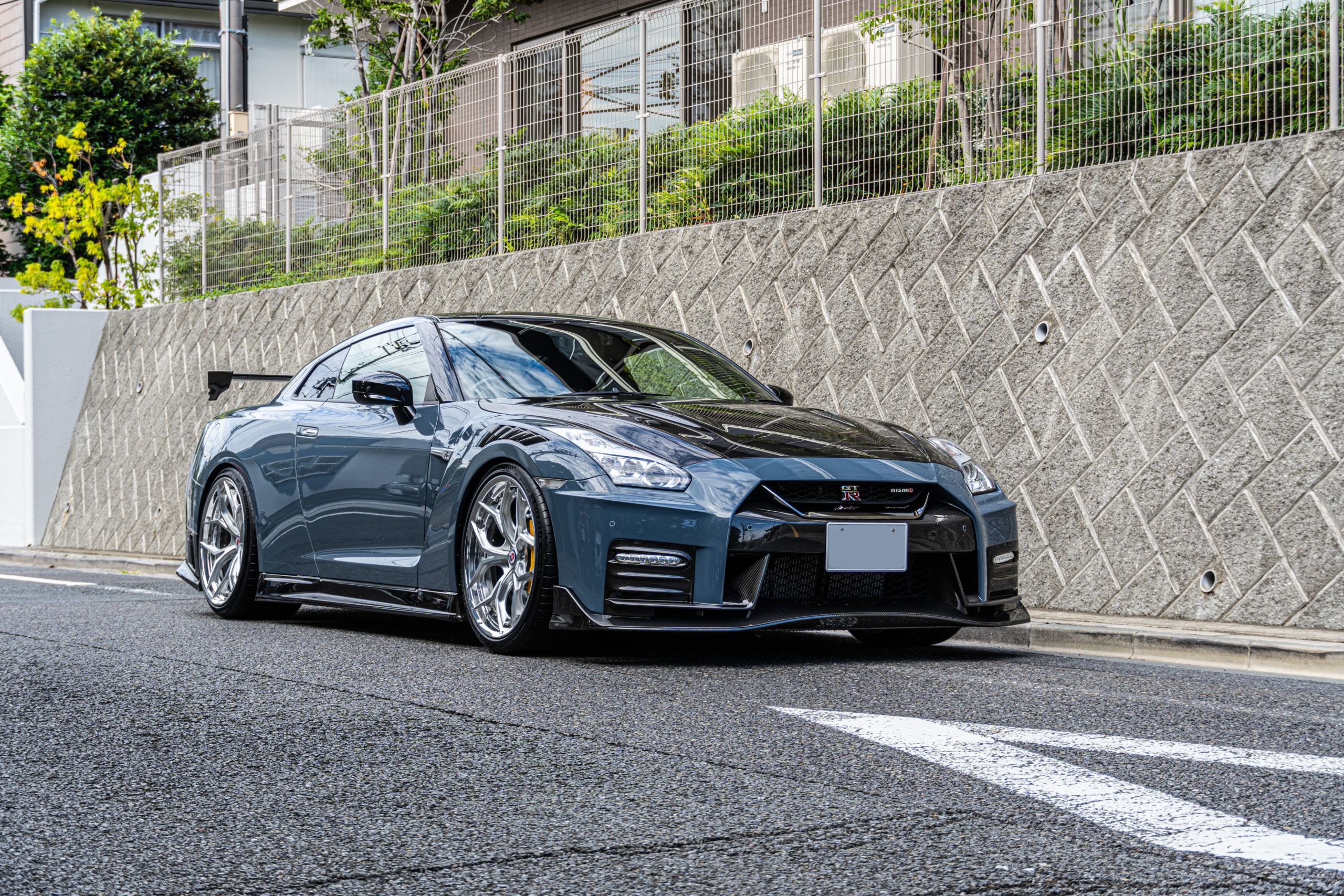 ニスモ 35GTR カスタム NISMO ローダウン HRE ロベルタ デジタルインナーミラー 812 21インチ