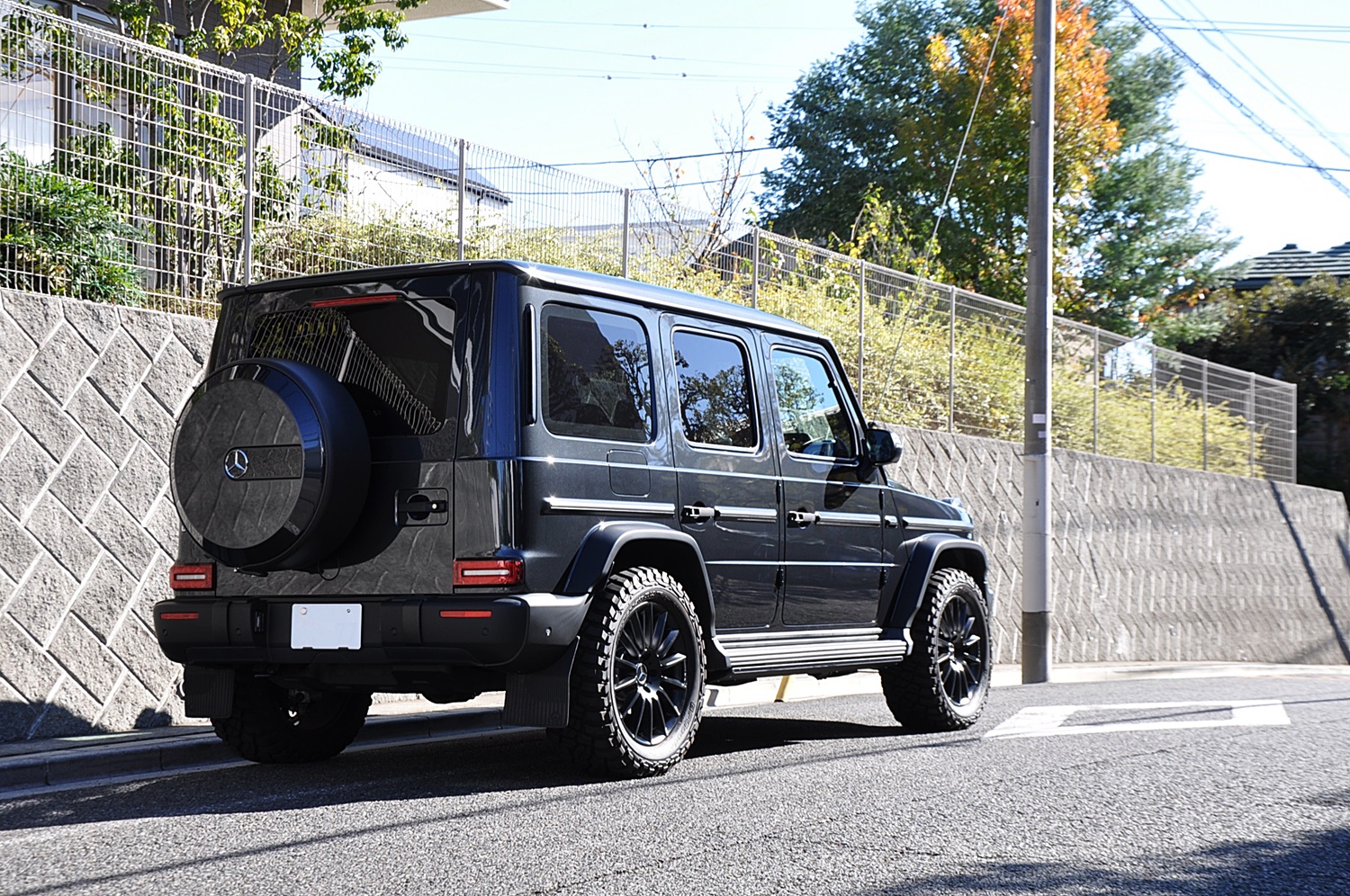 W463A　G350d　G400d　ラッピング　ブラックアウト　カスタム