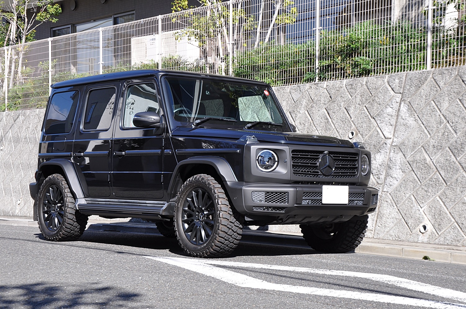 W463A　G350d　G400d　ラッピング　ブラックアウト　カスタム