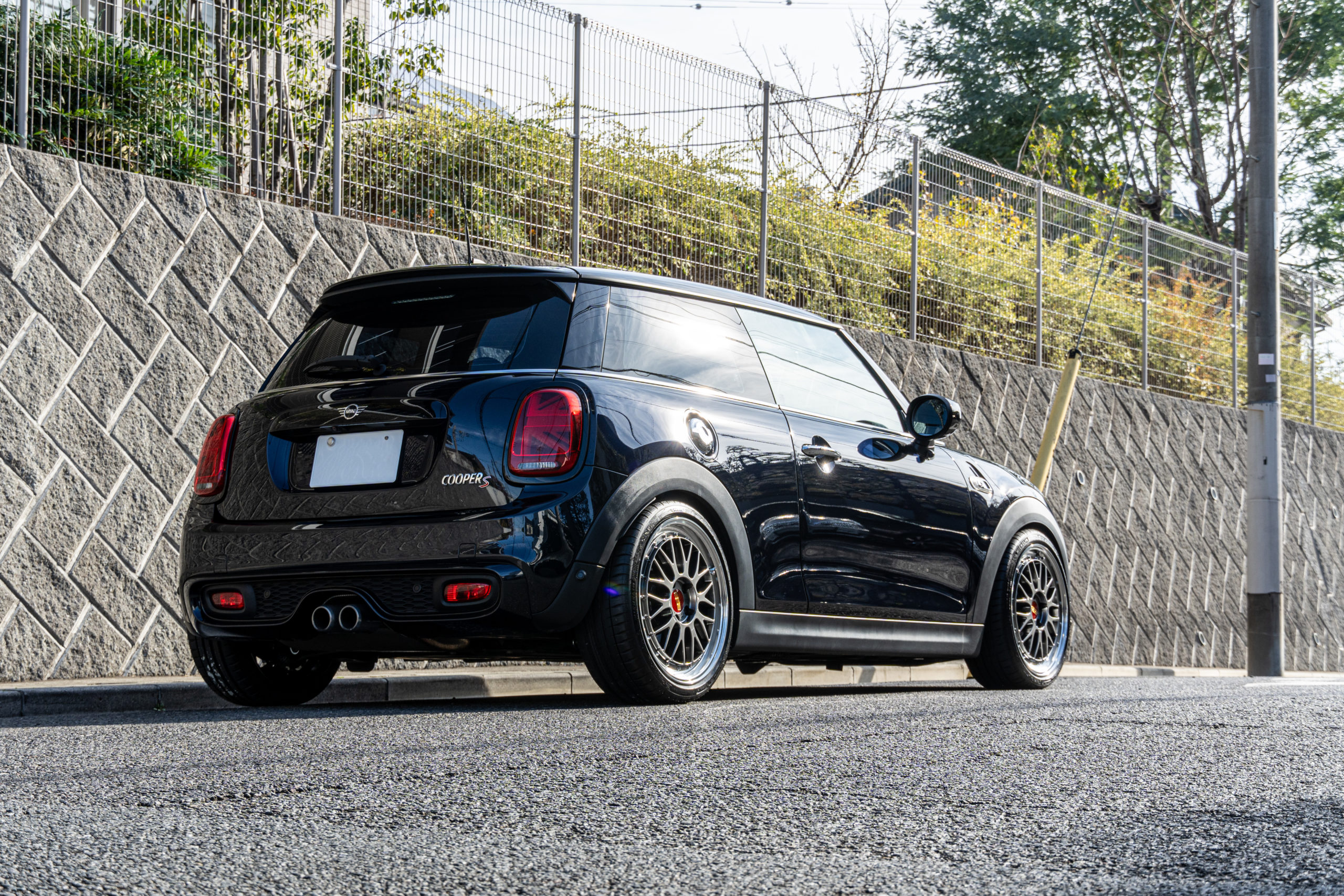 ミニ ホイール BBS LM ミシュラン クーパーS 車高調 KW STREETCONFORT ローダウン カスタム