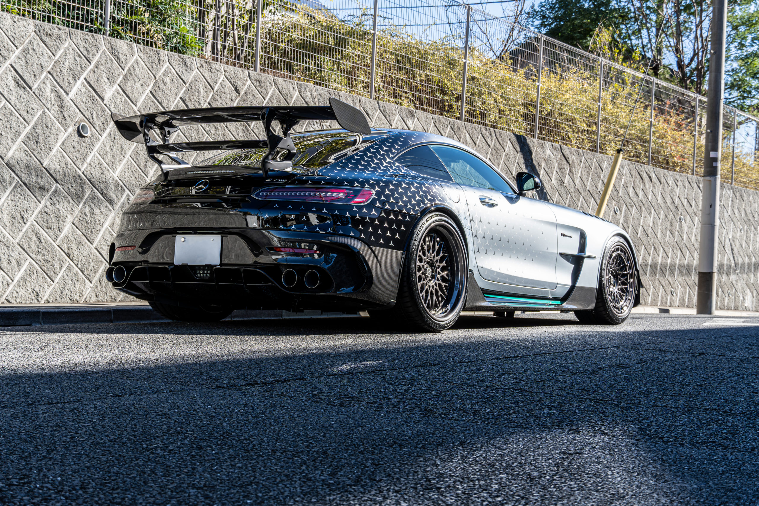 AMG GT ブラックシリーズ　カスタム　ホイール　MV FORGED ローダウン　PS30 MV30 リフター　オートサロン　2024