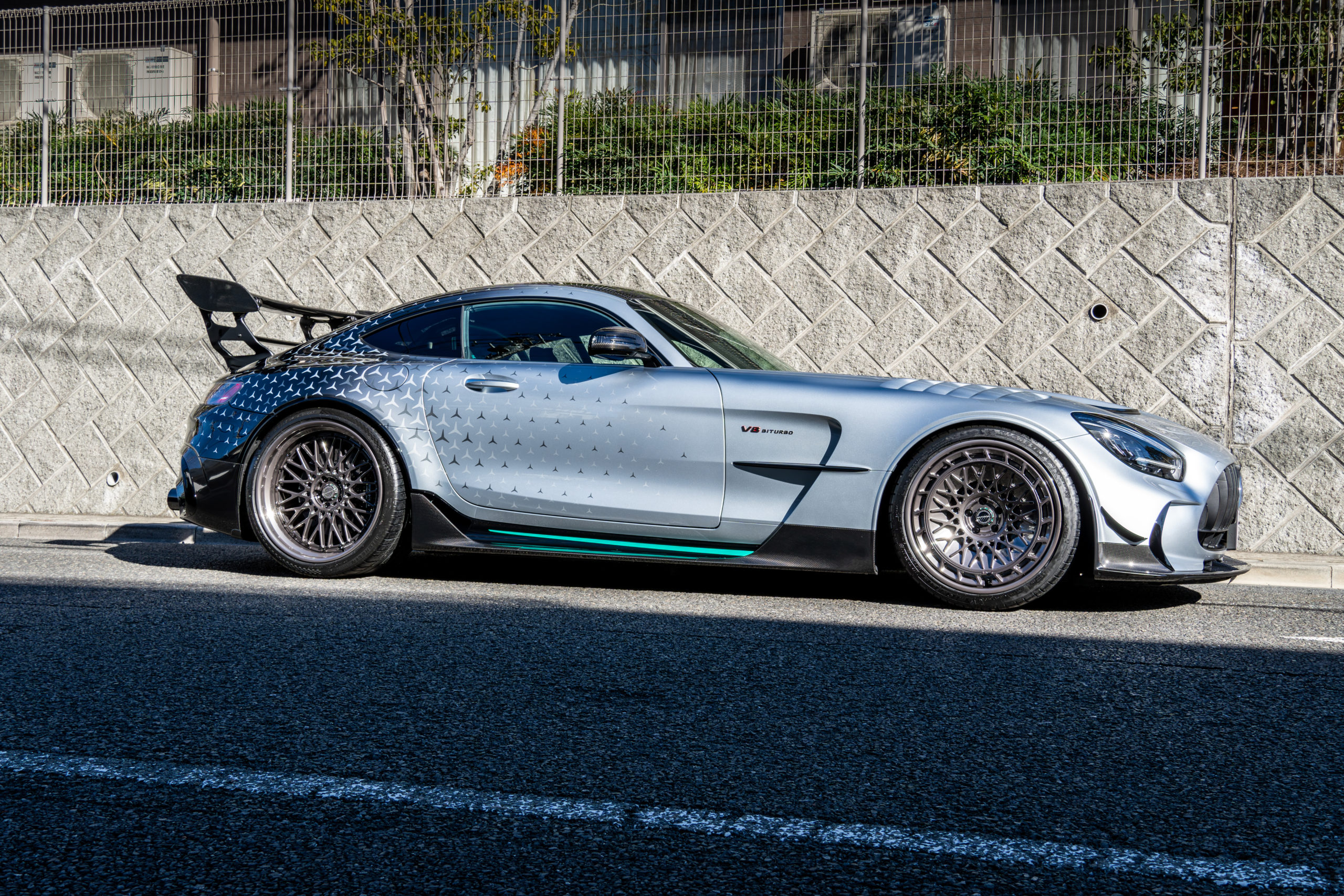 AMG GT ブラックシリーズ　カスタム　ホイール　MV FORGED ローダウン　PS30 MV30 リフター　オートサロン　2024