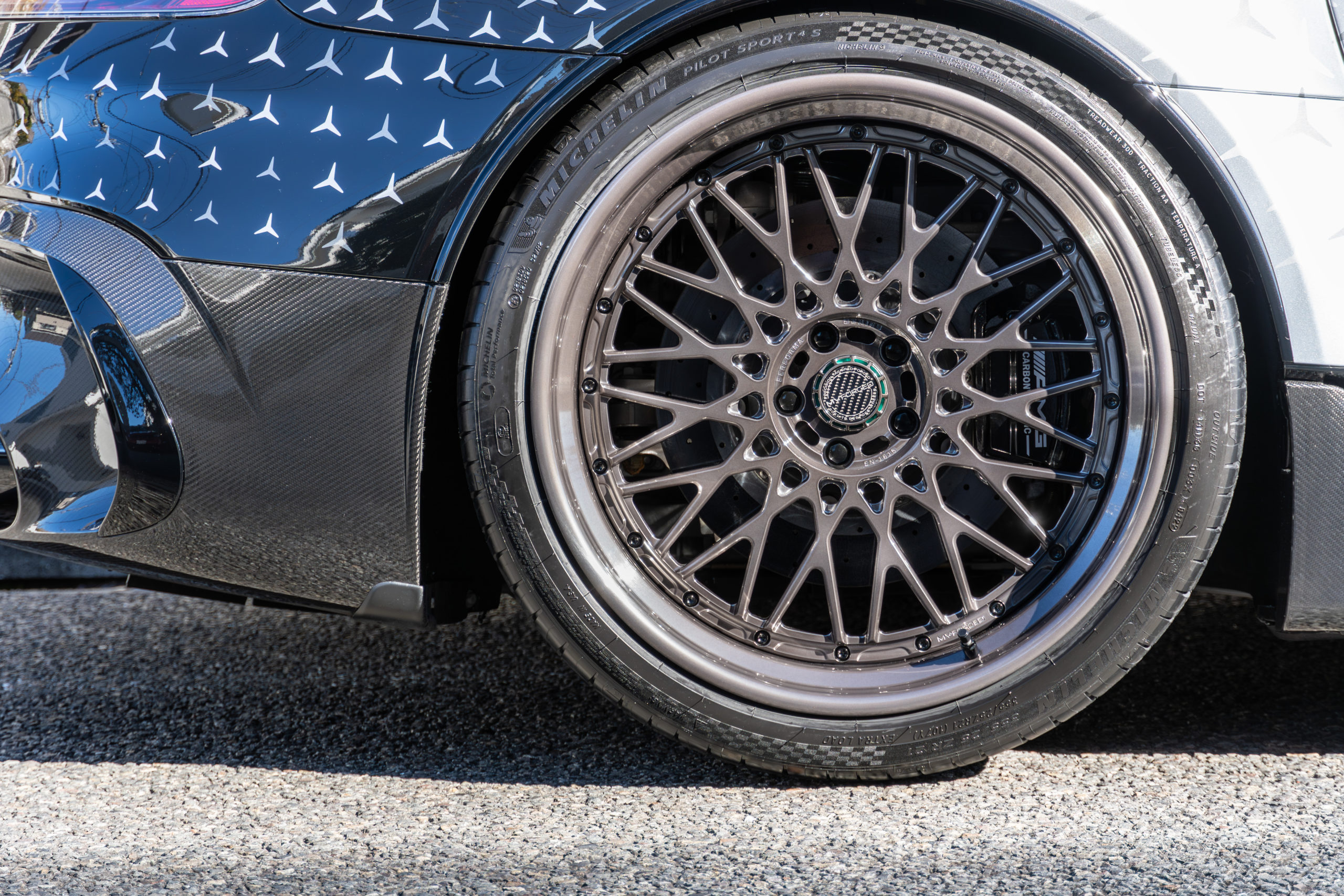 AMG GT ブラックシリーズ　カスタム　ホイール　MV FORGED ローダウン　PS30 MV30 リフター　オートサロン　2024