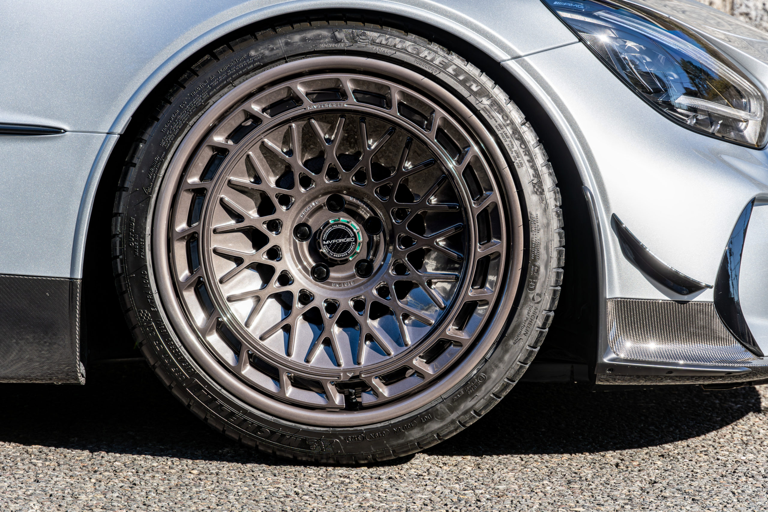 AMG GT ブラックシリーズ　カスタム　ホイール　MV FORGED ローダウン　PS30 MV30 リフター　オートサロン　2024