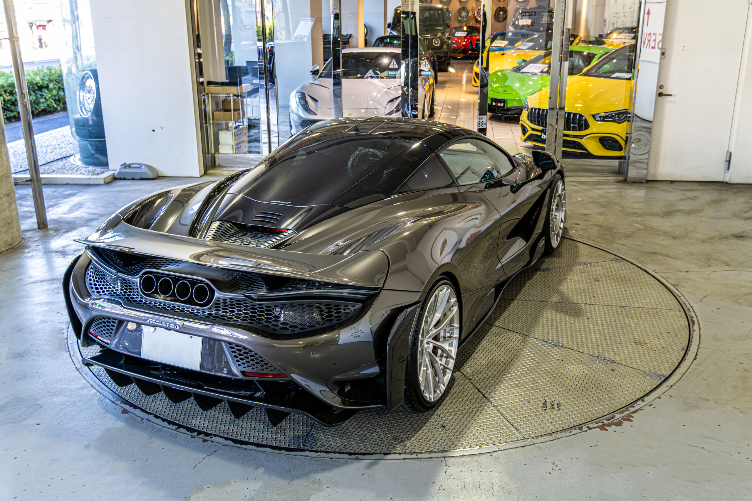 765 カスタム　ローダウン　ラッピング　イノゼテック　ラッピング　カラープロテクションフィルム　アナーキー　インチアップ