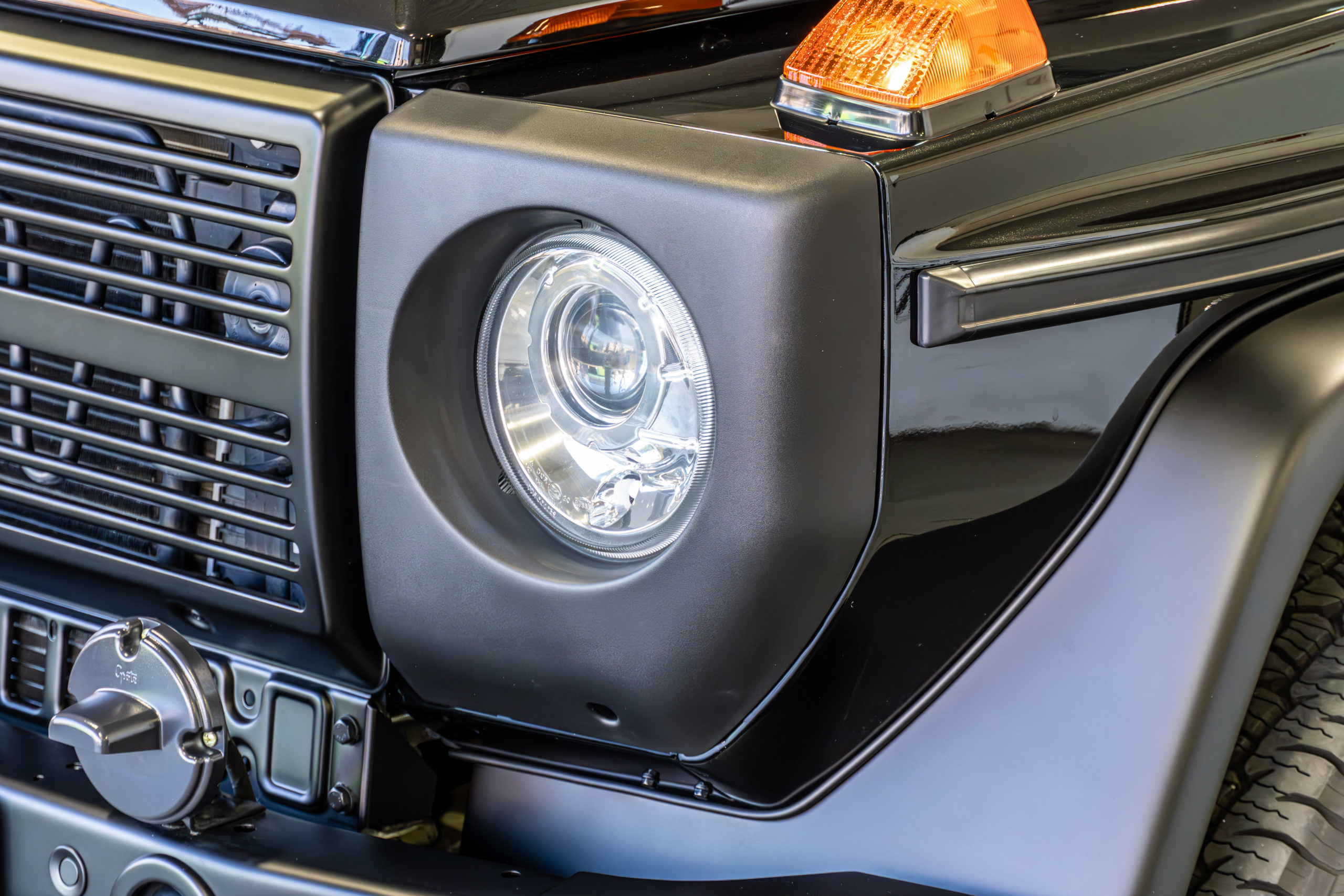 W460仕様 G550 スチールバンパー ナローフェンダー クリアガラス ミラー交換