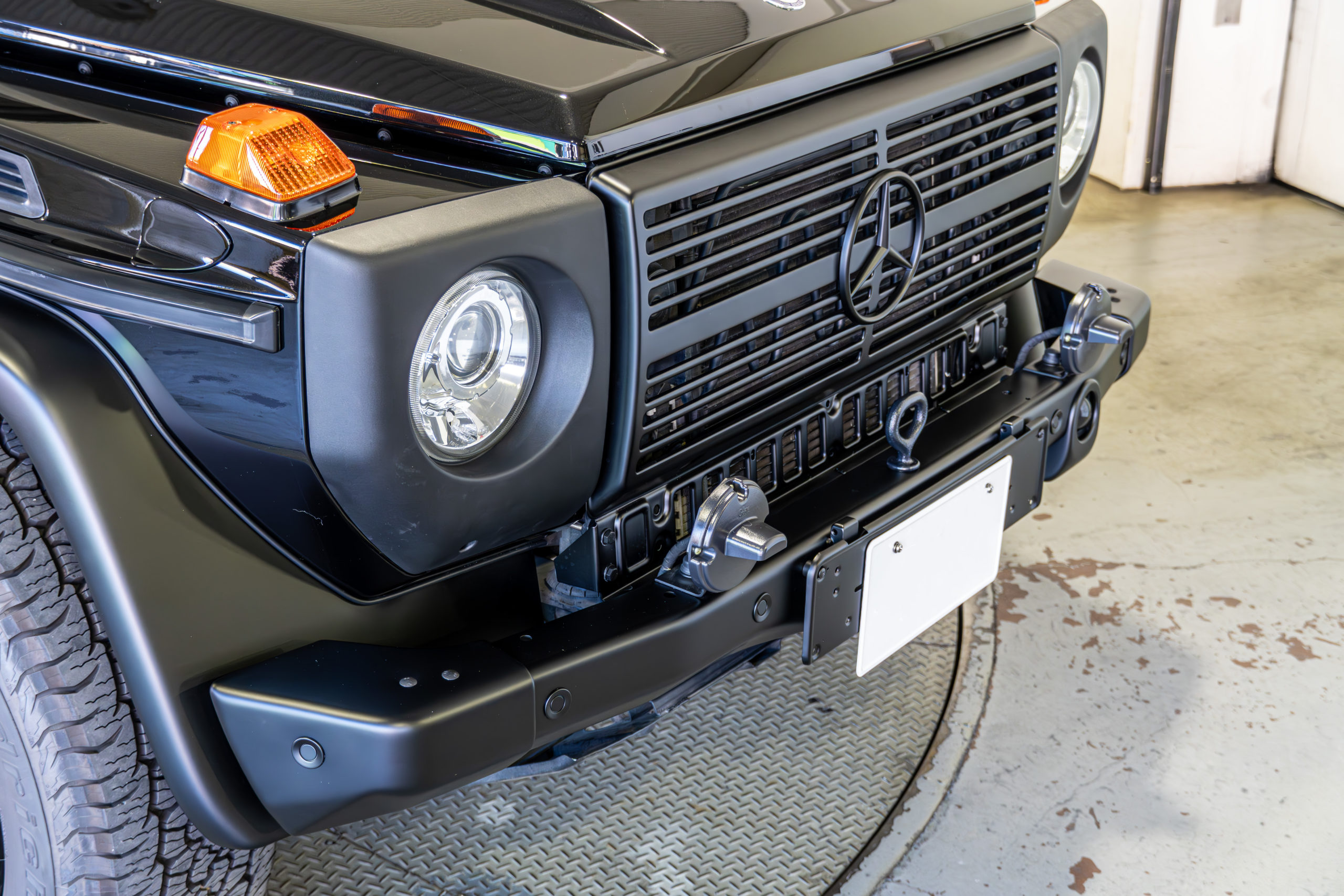 W460仕様 G550 スチールバンパー ナローフェンダー クリアガラス ミラー交換