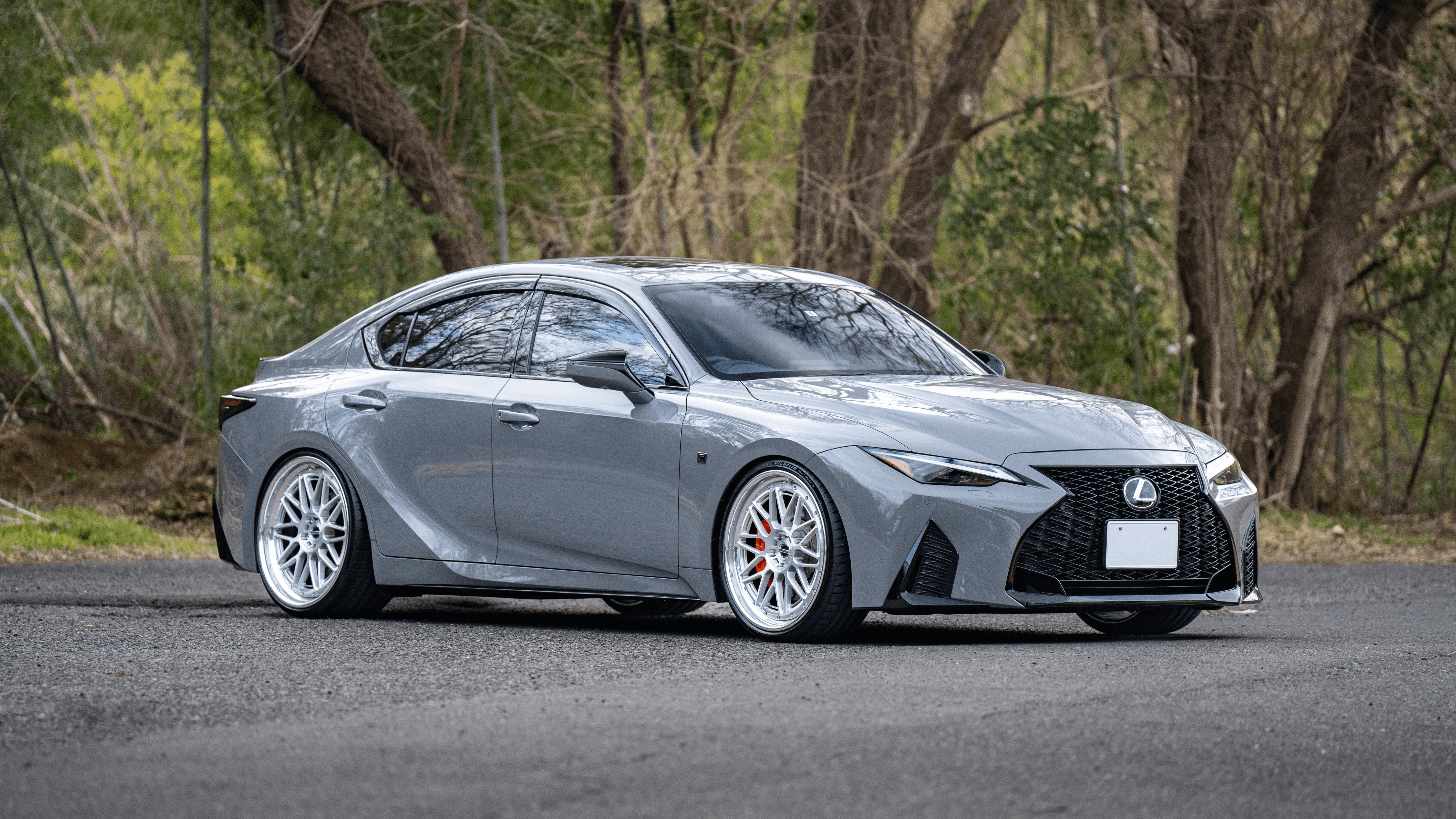 IS500 カスタム　ローダウン　ホイール　マフラー　MV FORGED RSR 21インチ　MV10R