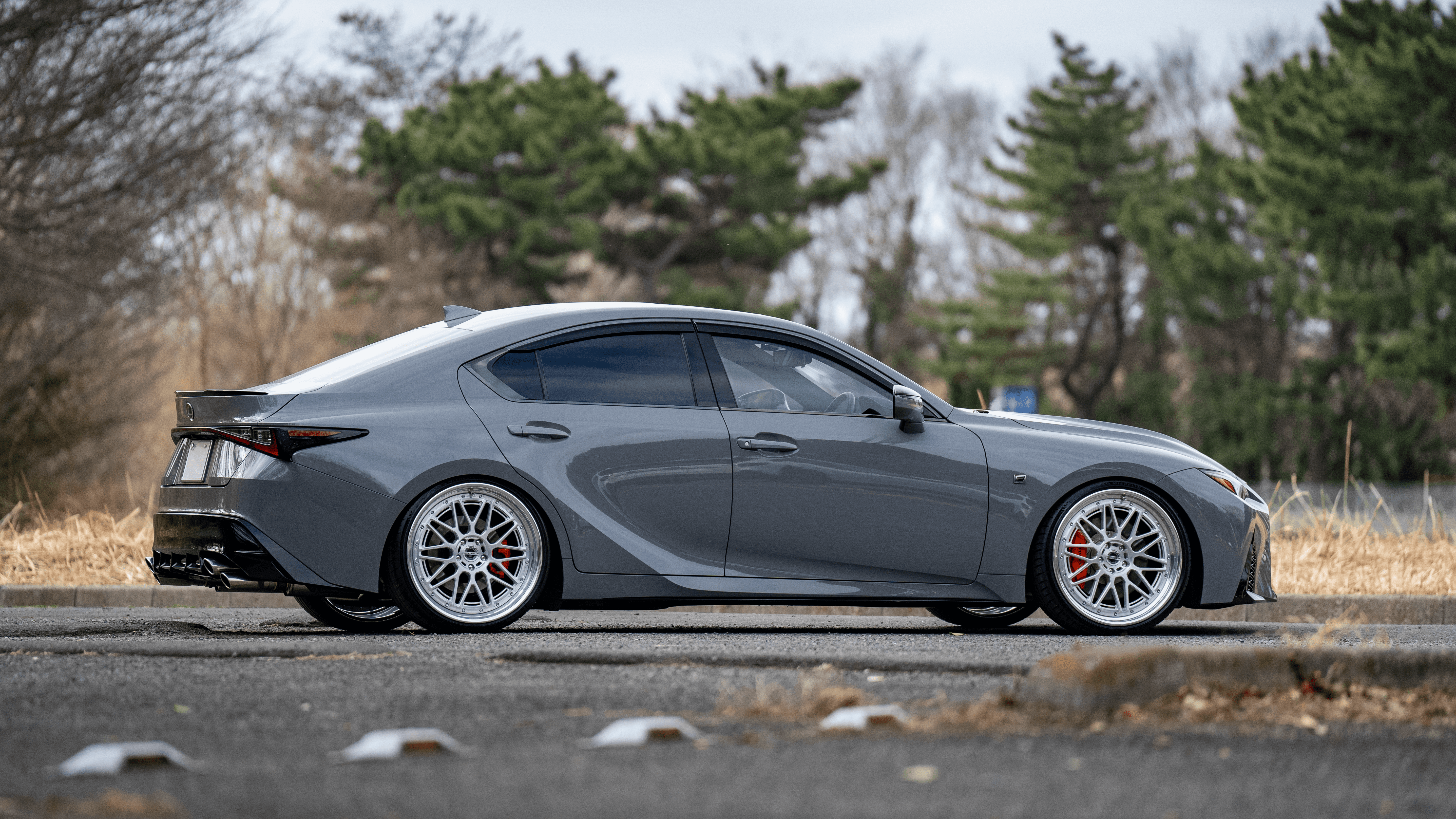 IS500 カスタム　ローダウン　ホイール　マフラー　MV FORGED RSR 21インチ　MV10R