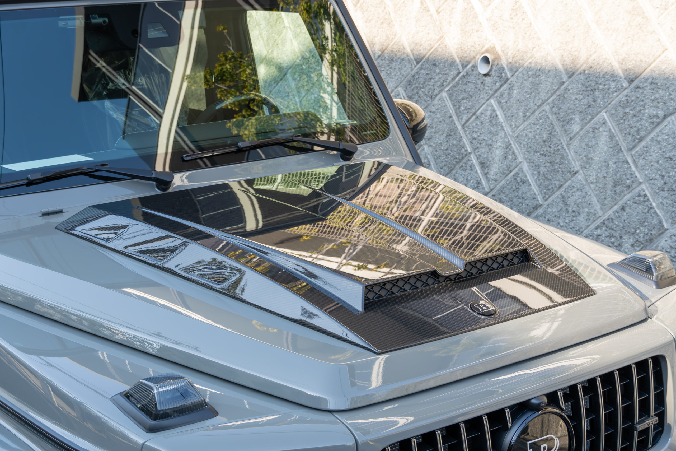 G63 ブラバス　BRABUS スポイラー　ボンネット　クラシックグレー　
