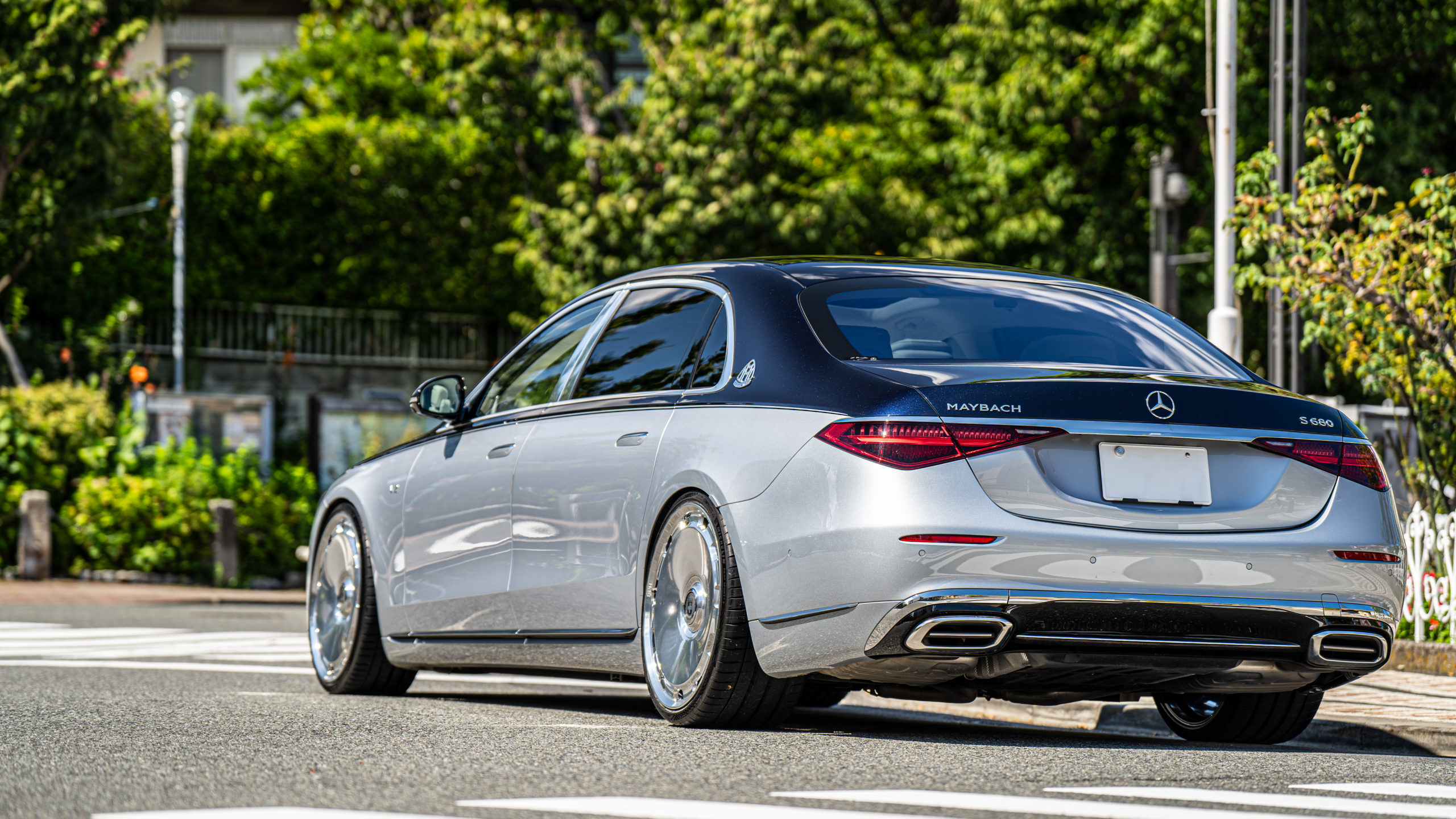 マイバッハ　S680 EDITON L108M RO-DAUNNN100 カスタム　ローダウン　HRE 22インチ 　L108 ミシュラン