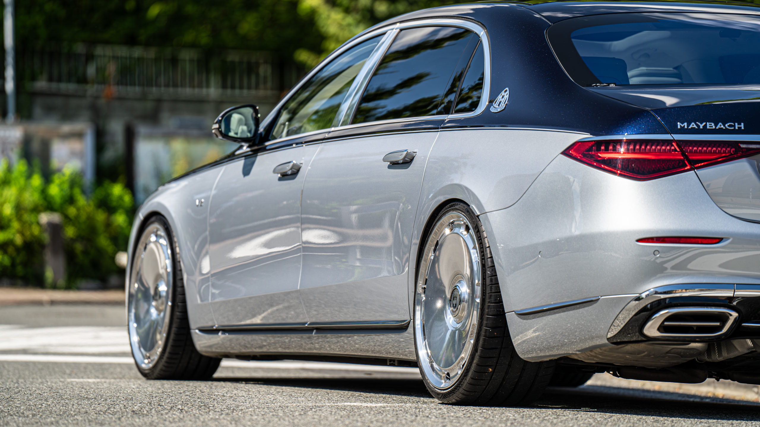 マイバッハ　S680 EDITON L108M RO-DAUNNN100 カスタム　ローダウン　HRE 22インチ 　L108 ミシュラン